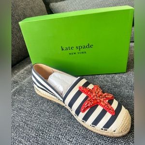 NIB Kate Spade Starfish Espadrilles